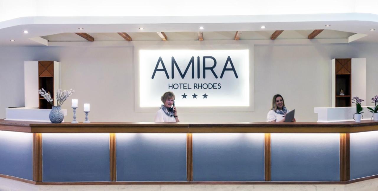 Amira Hotel Rhodes Asgourou Exterior foto